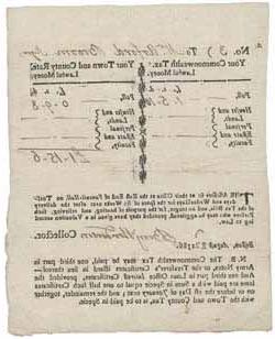 给Arford Broom [Hartford Broom]的税务证明，1786年8月22日 